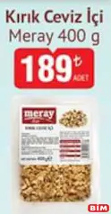 MERAY KIRIK CEVİZ İÇİ 400 G MERAY KIRIK CEVİZ İÇİ 400 G
